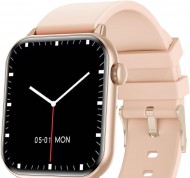 Smartwatch Bluetooth waterproof in silicone rosa