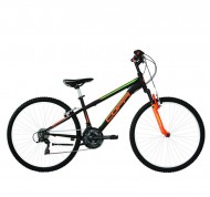 Bicicletta da uomo Jaunty 26'' nera e arancione