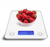 Bilancia da cucina bianca con App Go Life.