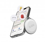 Localizzatore bianco di oggetti water resistant compatibile con Apple Find My