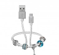 Cavo dati e ricarica USB-Type-C con charm