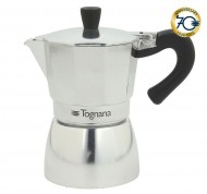 Moka da 3 tazzine in alluminio linea Grancucina Mirror