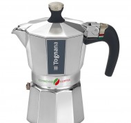 Moka da 1 tazzina in alluminio linea Italika Premium