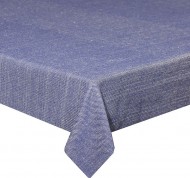 Tovaglia di cotone blu denim per 8 persone linea Denim