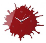 OROLOGIO PICCOLO DA MURO ROSSO