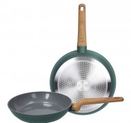 Set 2 padelle 24/28 cm in alluminio riciclato linea T-Care My Cooking