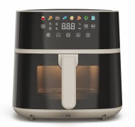 Friggitrice ad aria Iridea champagne da 6 lt da 8 programmi