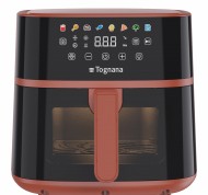 Friggitrice ad aria Iridea rosso mela da 6 lt da 8 programmi