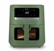 Friggitrice ad aria Iridea verde salvia da 8 lt da 8 programmi