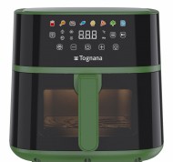 Friggitrice ad aria Iridea verde salvia da 6 lt da 8 programmi