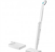 Lavapavimenti con spazzola rotante con 3 serbatoi separati