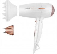 Asciugacapelli pieghevole con con accessori da 2000W