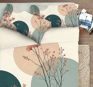 Parure lenzuola matrimoniale fotografico Fine-Art Erika in puro cotone