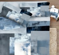 Parure lenzuola matrimoniale fotografico Fine-Art Shadow in puro cotone