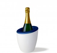 Contenitore termico per bottiglie Demi Mix bianco/blu