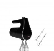 Sbattitore elettrico con 2 fruste in acciaio inox nero Techno Collection