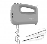 Sbattitore elettrico Iridea grigio perla con 5 velocita' da 400W