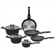 Batteria pentole Italika Premium in acciaio inox da 9 pezzi