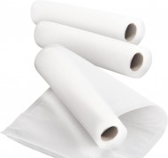 Set 3 rotoli trasparenti per macchina sottovuoto per alimenti