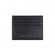 Porta 6 carte di credito in pelle saffiano nera collezione Leather Good