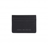 Porta 3 carte di credito in pelle saffiano nera collezione Leather Good