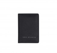 Porta 6 carte di credito in pelle saffiano nera collezione Leather Good