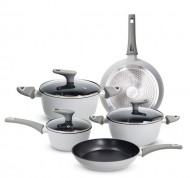 Batteria pendole 8 pezzi in alluminio grigio linea Grey