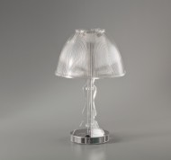 LAMPADA MEDIA DA TAVOLO TRASPARENTE