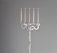 CANDELABRO DA TERRA TRASPARENTE